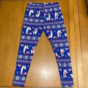 Women’s Llama Holiday Leggings - New without tags